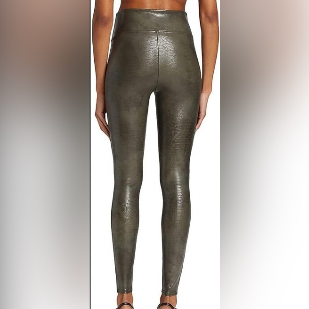 NWOT Spanx Faux Croc Leggings Size S